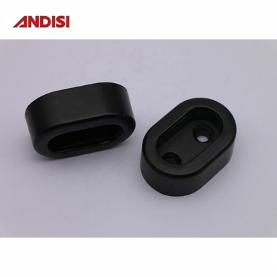 Zink legering verdikkingsspeld flenster garderobe buis steun houder voor 30x15mm kledingstaaf