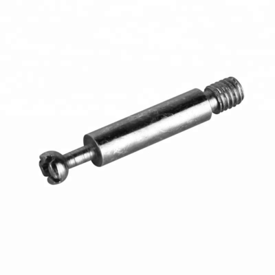 Houten kast verbindend pas cam bolt en transparante nylon moer dowel schroeven cam slot