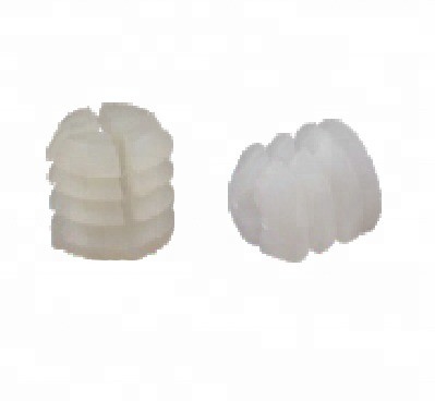 Houten kast verbindend pas cam bolt en transparante nylon moer dowel schroeven cam slot
