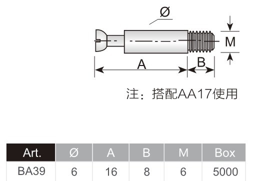 10 mm Cam Bolt en M6 Dowel Meubel Connector voor Home Office Excentric Cam Schroeven