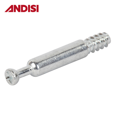 Meubels aansluiting Bolt Mini Fix Schroeven Dowel 33/36/46mm Zinkgeplatte staal M4 Modern Hardware