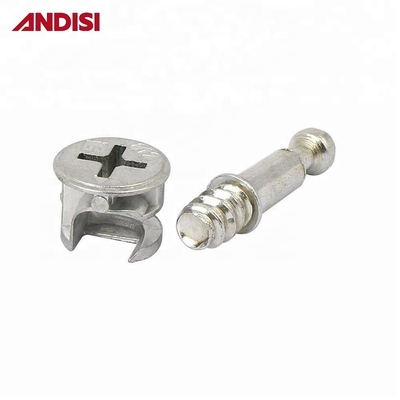 Meubels aansluiting Bolt Mini Fix Schroeven Dowel 33/36/46mm Zinkgeplatte staal M4 Modern Hardware